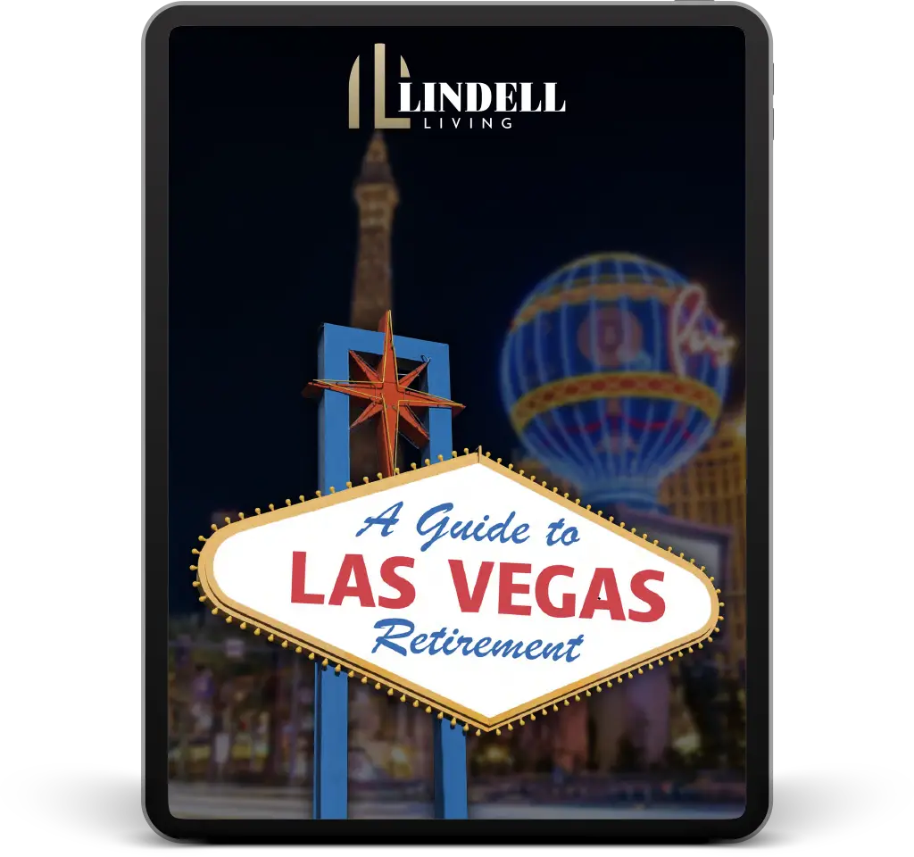 Guide to Las vegas retirement ebook on an ipad